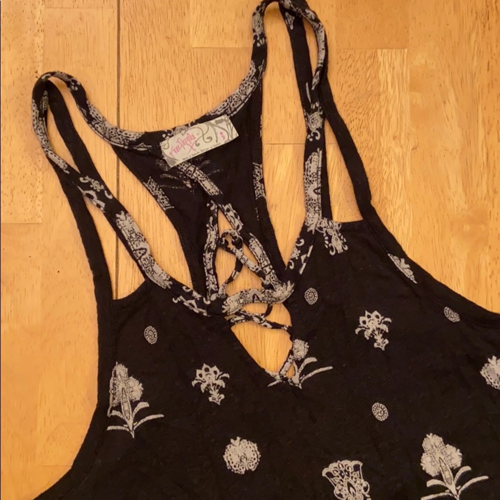 Free People Strappy Racerback Top - Picture 2 of 8